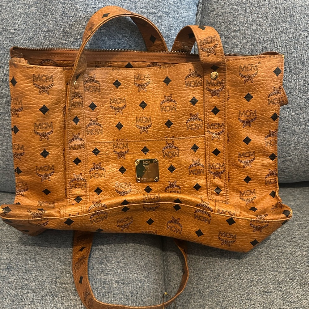 MCM Visetos Shoulder Bag